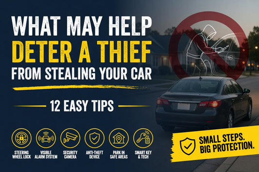 What May Help Deter a Thief from Stealing Your Car - 12 Easy Tips