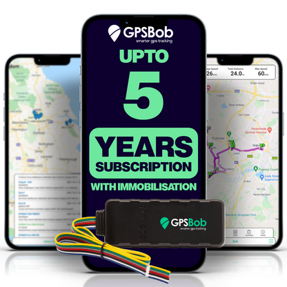 5 Year 4G GPS Vehicle Tracker With Immobilisation