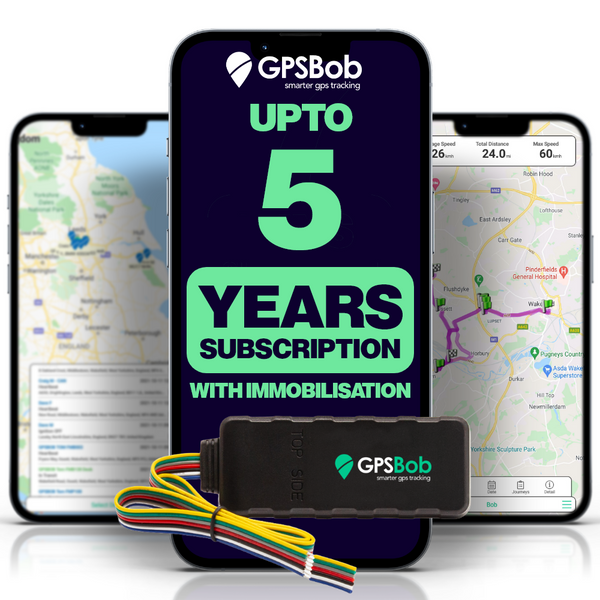 5 Year 4G GPS Vehicle Tracker With Immobilisation