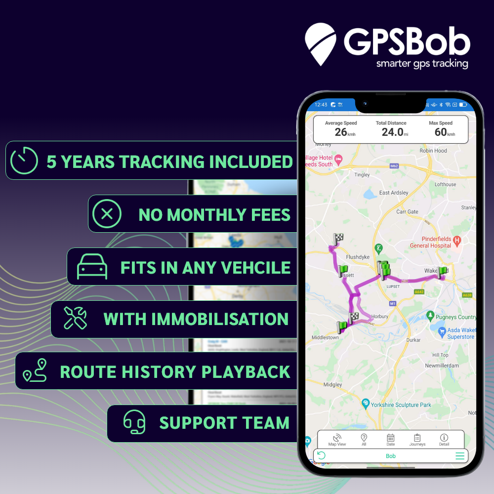 5 Year 4G GPS Vehicle Tracker with Immobilisation