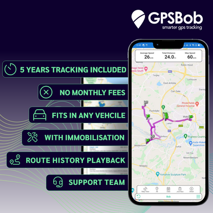 5 Year 4G GPS Vehicle Tracker with Immobilisation